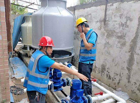 深圳某电子科技有限公司厂房车间水冷空调工程